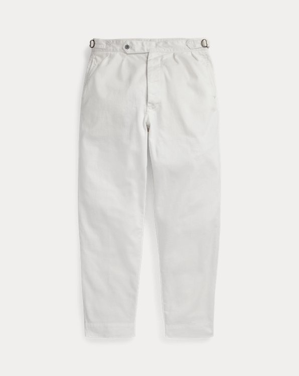 Relaxed Fit Pleated Twill Trouser