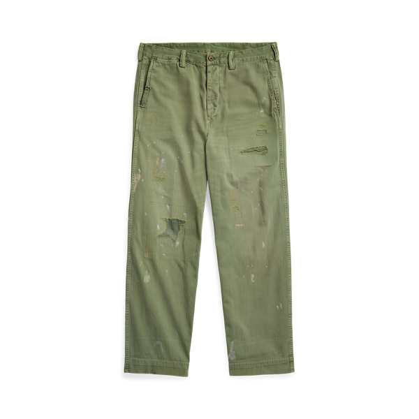 Pantalon Burroughs patiné décontracté
