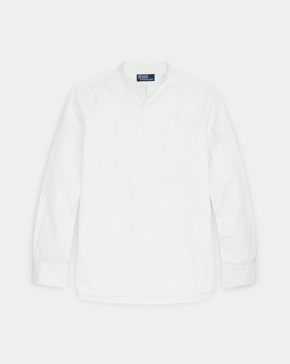 Classic Fit Cotton-Linen Popover Shirt