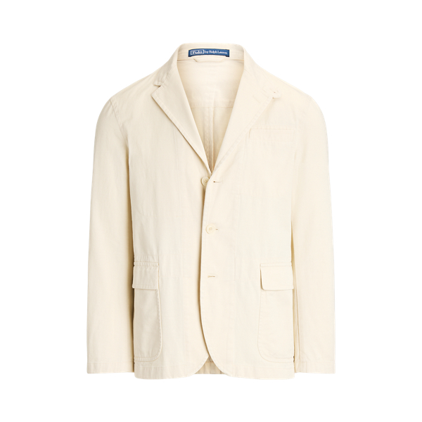 Washed Twill Suit Jacket
