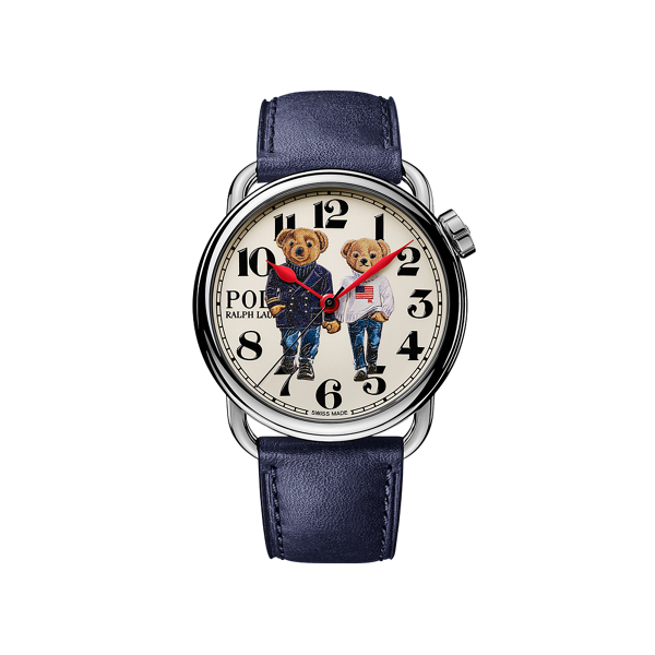 Ralph &amp; Ricky Bear Steel 38 MM Watch
