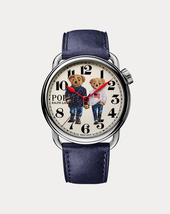 Relógio Ralph &amp; Ricky Bear em aço 38 MM