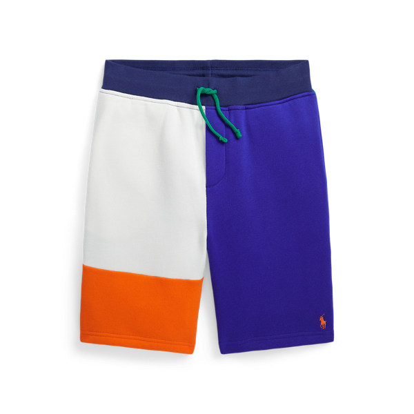 Colour-Blocked Fleece Short