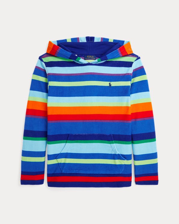 Striped Terry Hoodie