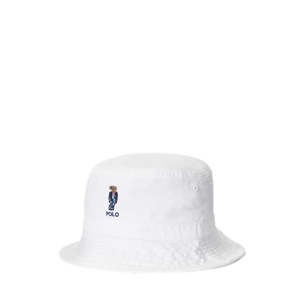 Polo Bear Cotton Twill Bucket Hat