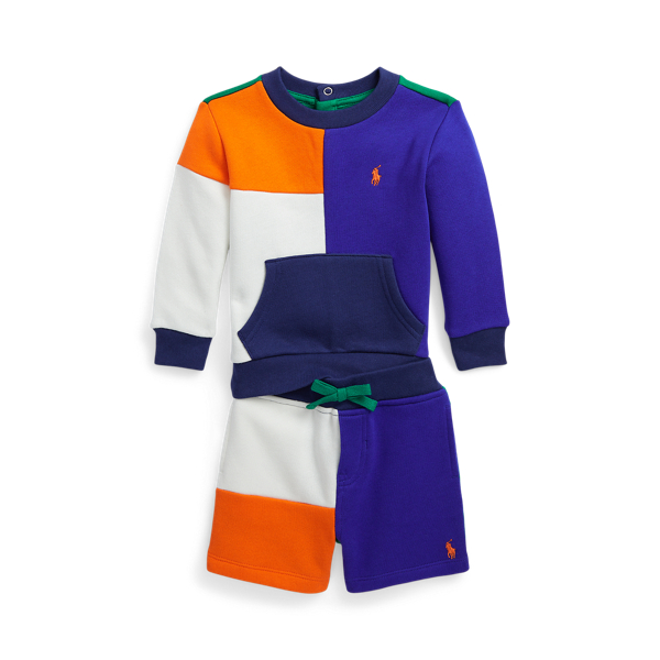 Ensemble sweat et short en molleton