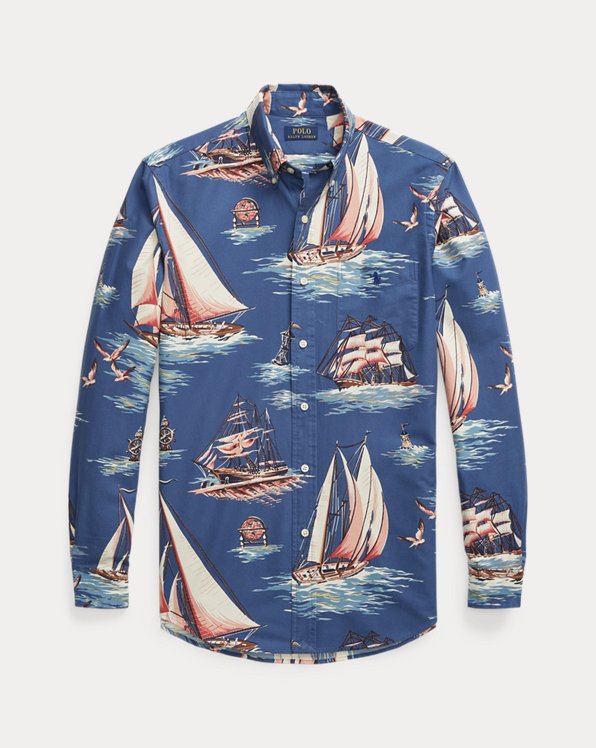 Camisa náutica Oxford Custom Fit