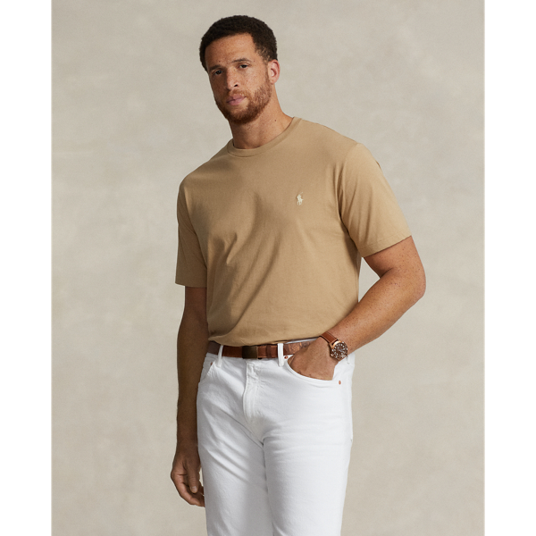 Washed for a perfectly broken-in look and feel, this cotton Big & Tall T-shirt is a Polo essential that you'll reach for again and again.