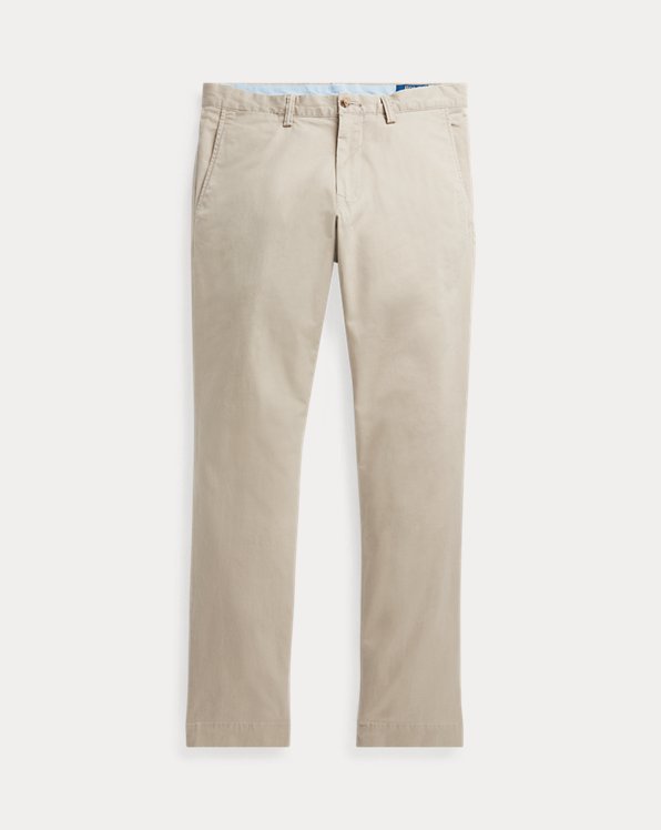 Washed Stretch Slim Fit Chino Trouser