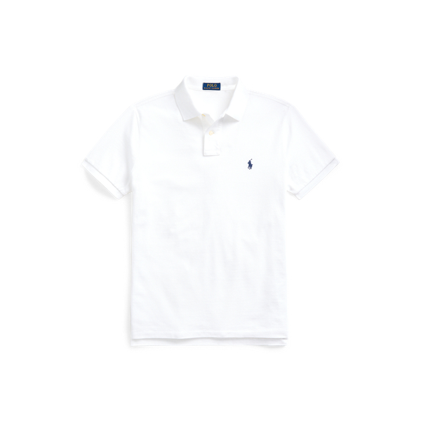 Camisa Polo em malha Custom Slim Fit