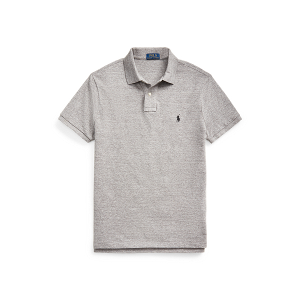 Custom Slim Fit Mesh Polo Shirt
