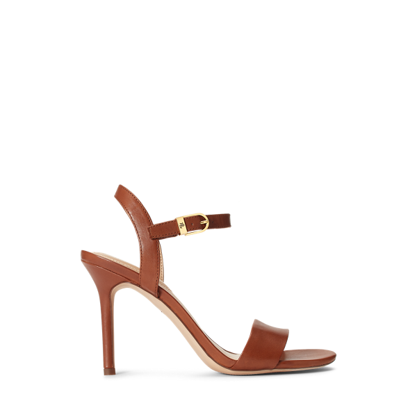 Gwen Burnished Leather Sandal