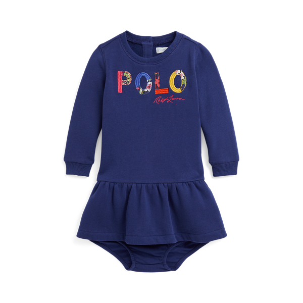 Robe en molleton à logo et bloomer