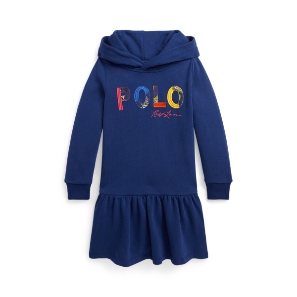 Logo Fleece Hoodie Dress
