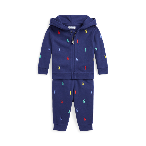 Ensemble sweat à capuche pantalon poney