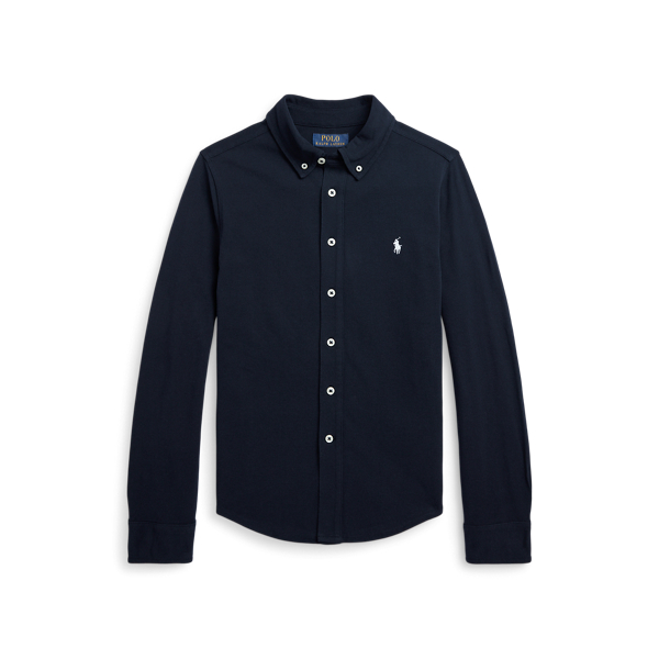 Camisa leve em malha de algodão