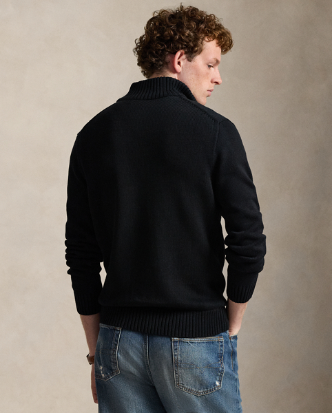 Maglia in Cotone Ralph Lauren con Cerniera - Stile Unico