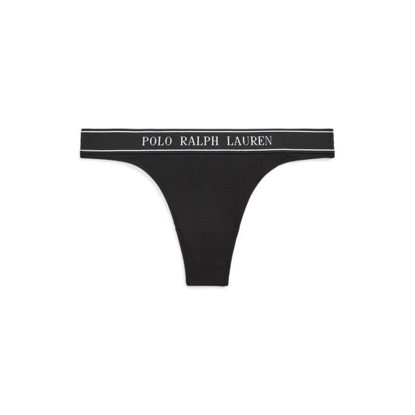 Repeat-Logo Low-Rise Thong