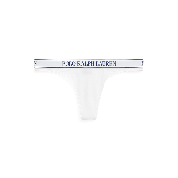 Repeat-Logo Low-Rise Thong