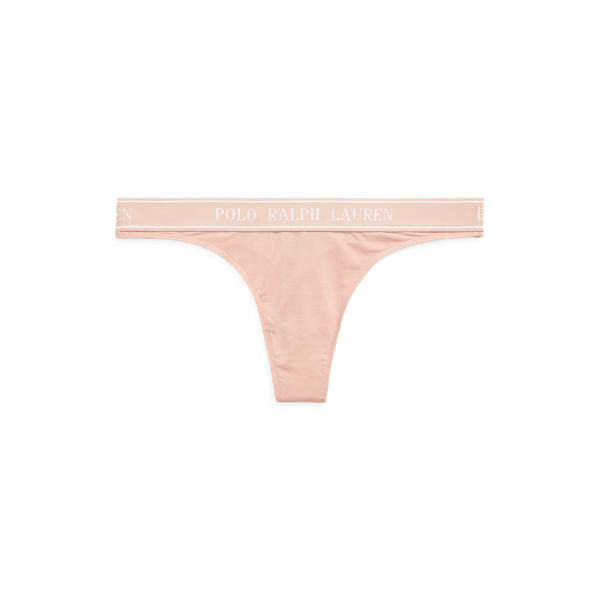 Repeat-Logo Low-Rise Thong