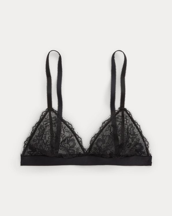 Lace Unlined Triangle Bralette