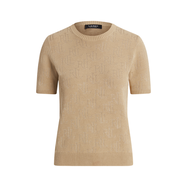 Camisola jacquard com monograma
