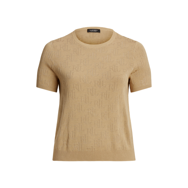 Camisola jacquard com monograma