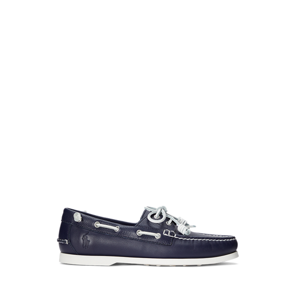 Sapatos de vela de couro Merton