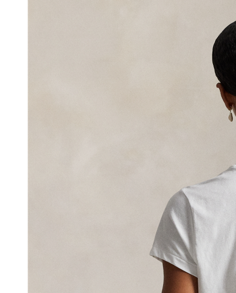 Cut for a straight fit, this cotton jersey crewneck tee has been washed for added softness and finished with our signature embroidered Pony.