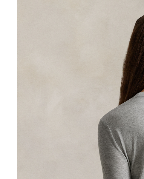 Cut with pure cotton, this long-sleeve tee is garment-washed for additional softness and meticulously embroidered with our signature Pony on the left chest.