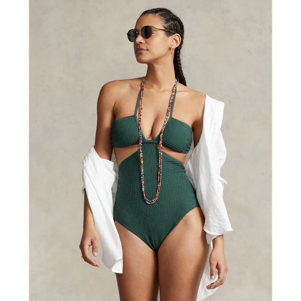 Cutout OnePiece Halter Swimsuit for Women Ralph Lauren® PT
