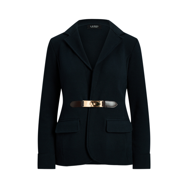 Blazer en maille de coton à boucle pour Women | Ralph Lauren® FR