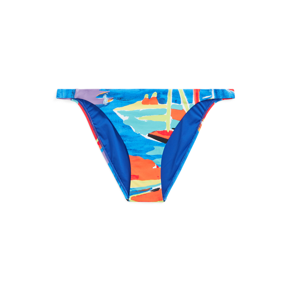 Parte baixo biquíni hipster estampado