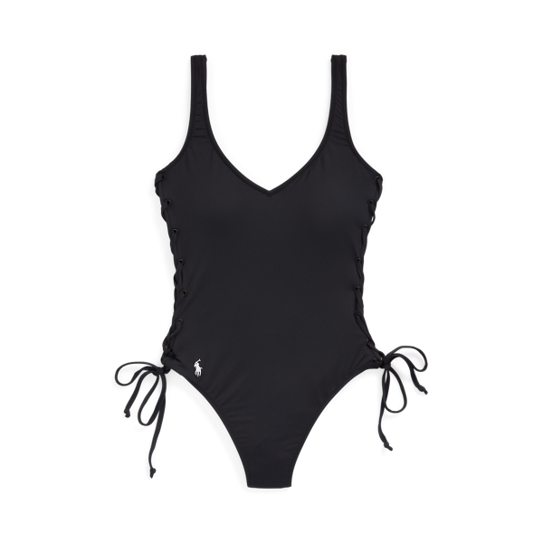 Maillot de bain une pièce à lacets