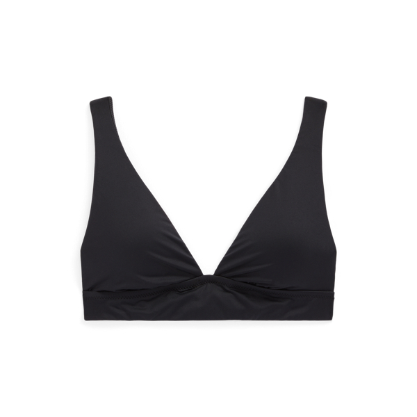 Haut de bikini à col en V