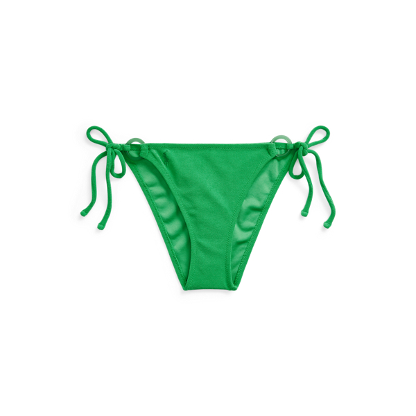 Bas de bikini à anneaux en O à nouer