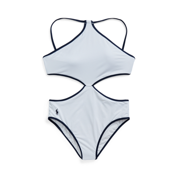 Zweifarbiger hochgeschlossener Badeanzug für Women Ralph Lauren® DE