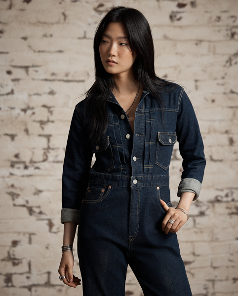 Tuta in Denim Indaco Ralph Lauren - Eleganza e Comfort