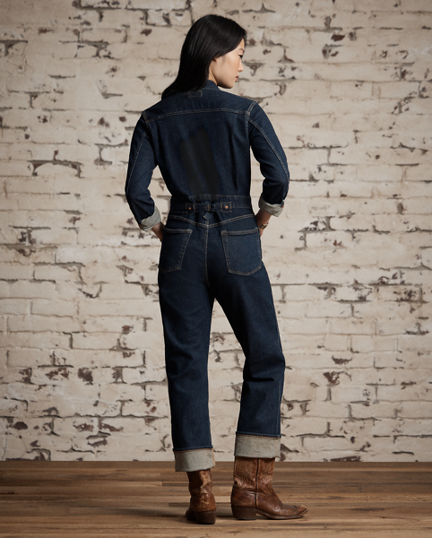 Tuta in Denim Indaco Ralph Lauren - Eleganza e Comfort