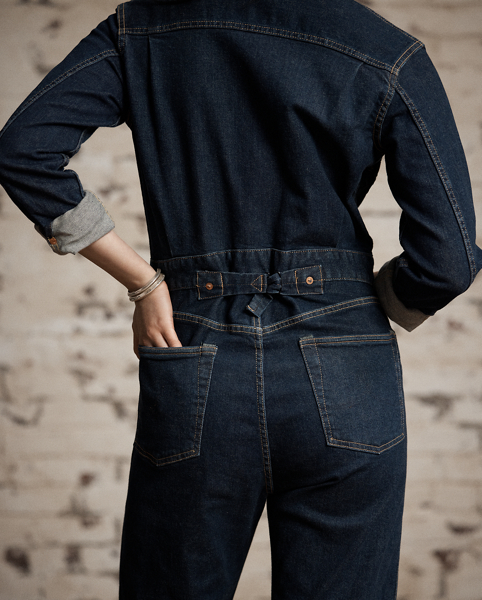 Tuta in Denim Indaco Ralph Lauren - Eleganza e Comfort