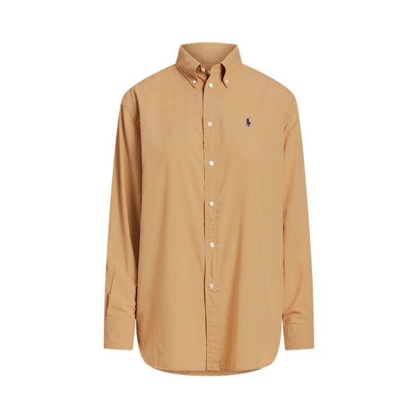 Camisa de sarja de algodão oversize