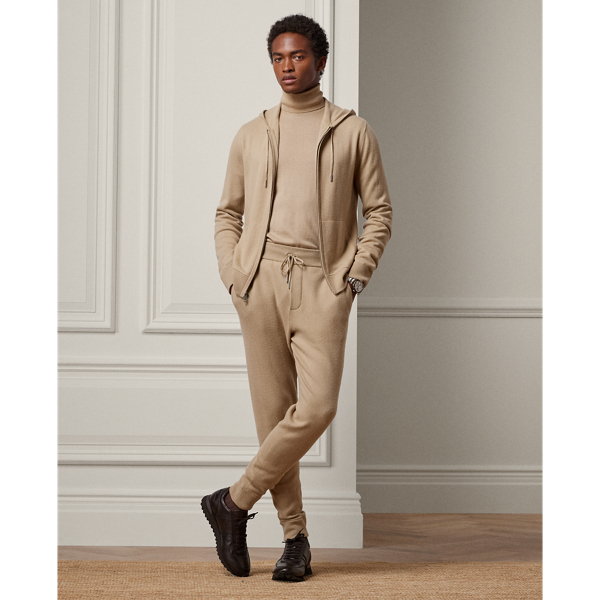 Wool-Cashmere Jogger Pant