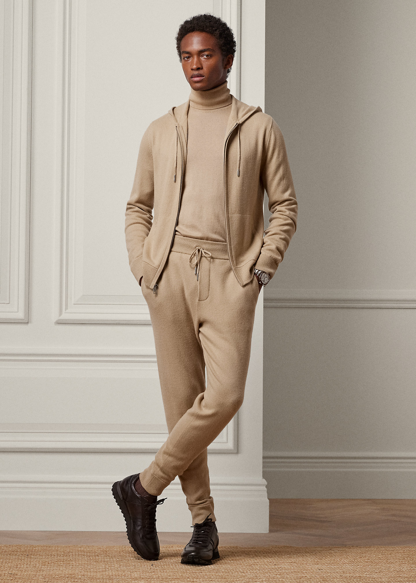 Wool-Cashmere Jogger Pant