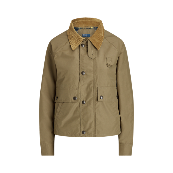 Cropped Cotton-Blend Utility Jacket for Women | Ralph Lauren® GI