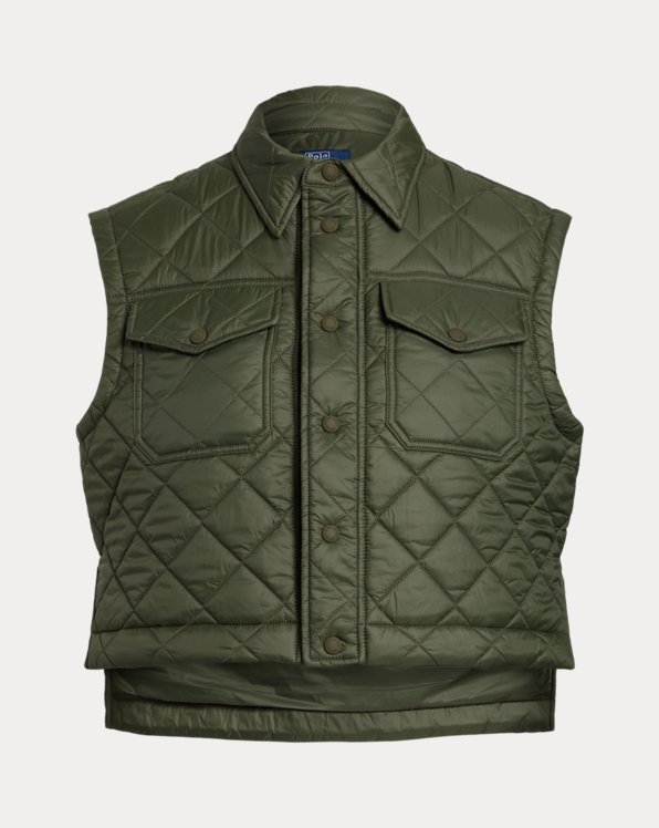 Diamond-Quilted Gilet