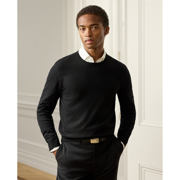 A timeless icon designed to stand the test of time, our Cradle to Cradle Certified (C2C Certified) Gold Crewneck Jumper is knit with fine cashmere fibres sourced in Italy, dyed in rich hues and features a re-imagined cotton signature label. C2C certification is the global standard for products that are safe and circular. Ralph Lauren Lauren partnered with an independent assessment body to ensure that every component of this jumper meets the C2C Certified Product Standards set by the Cradle to Cradle Products Innovation Institute (C2CPII).