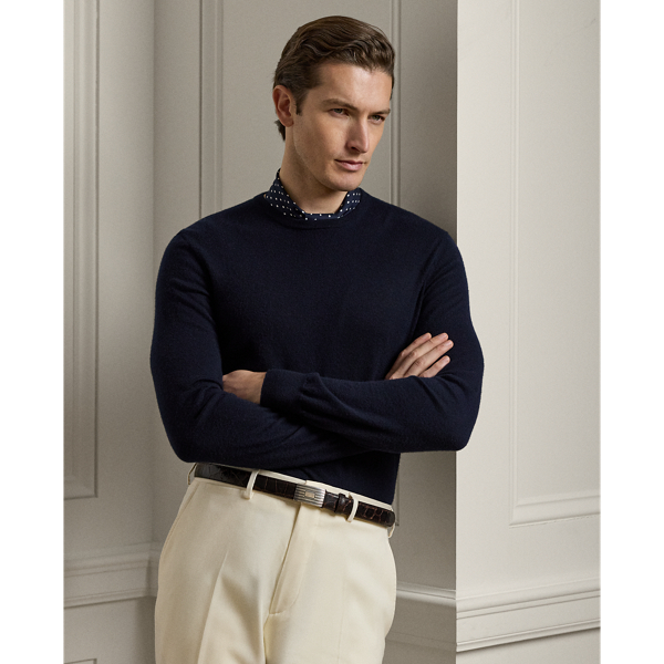 A timeless icon designed to stand the test of time, our Cradle to Cradle Certified (C2C Certified) Gold Crewneck Jumper is knit with fine cashmere fibres sourced in Italy, dyed in rich hues and features a re-imagined cotton signature label. C2C certification is the global standard for products that are safe and circular. Ralph Lauren Lauren partnered with an independent assessment body to ensure that every component of this jumper meets the C2C Certified Product Standards set by the Cradle to Cradle Products Innovation Institute (C2CPII).