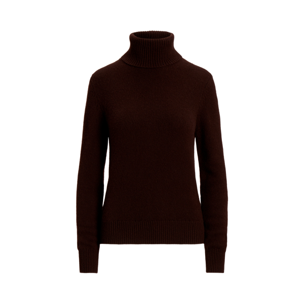 Pull à col roulé en cachemire