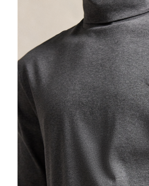 This wear-with-anything roll neck is made from the same smooth interlock fabric that's used in our Soft Cotton Polo shirts.