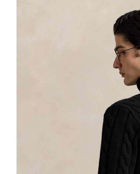 This unisex version of our iconic cable-knit roll neck jumper is knit with an Italian wool yarn that’s spun with a hint of cashmere.